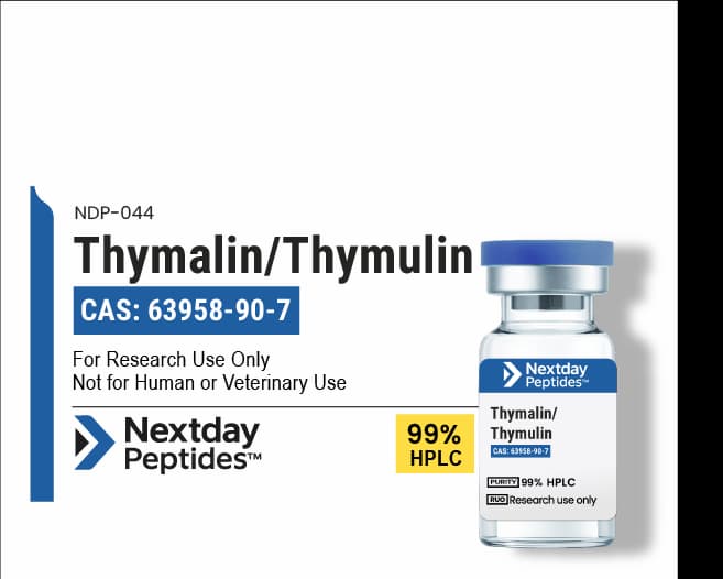Thymalin (Thymulin) research peptide — ≥99% HPLC purity — Nextday Peptides, research use only