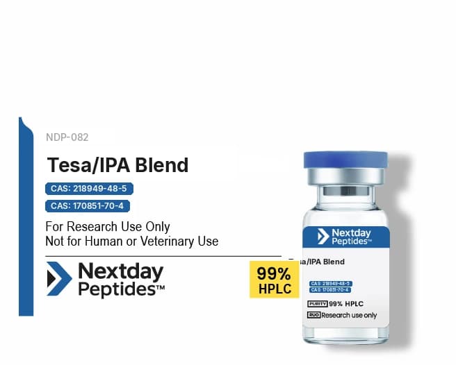 Tesamorelin/Ipamorelin Blend research peptide — ≥99% HPLC purity — Nextday Peptides, research use only