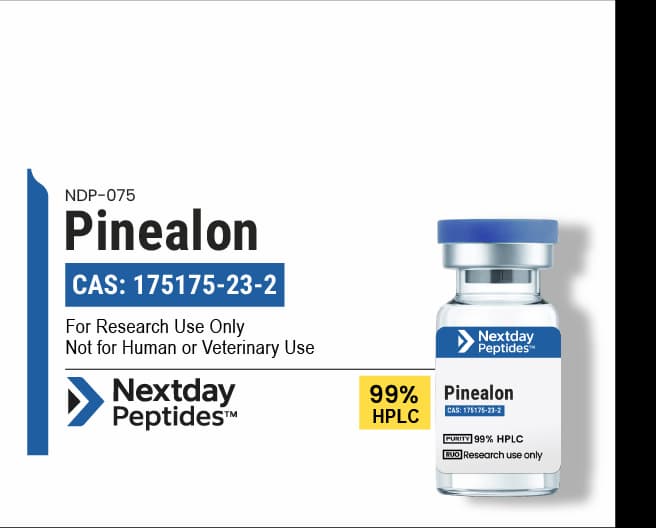 Pinealon — Nextday Peptides Pinealon research peptide — ≥99% HPLC purity — Nextday Peptides, research use only