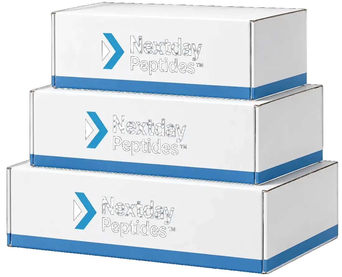 Nextday Peptides shipping boxes and research compounds Nextday Peptides shipping boxes and research compounds