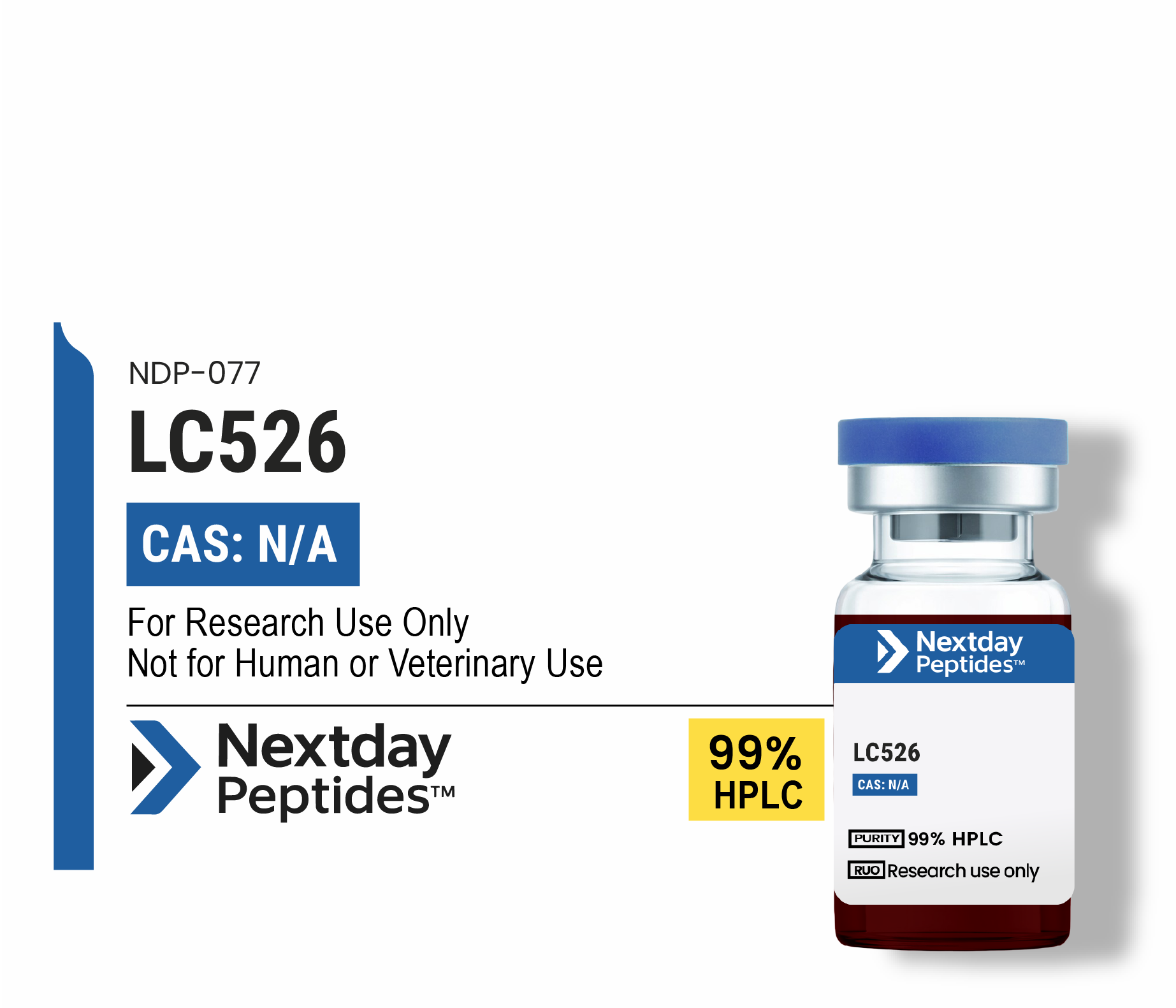 LC526 Lipo-MIC research compound vial — 526mg metabolic blend, L-Carnitine MIC B12 NADH, Nextday Peptides